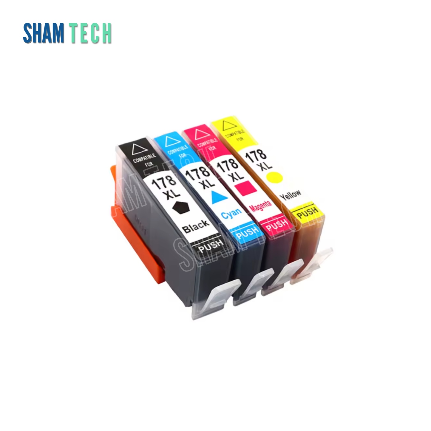 محابر نافثة للحبر (أسود-أزرق-أصفر-أحمر)HP 178XL