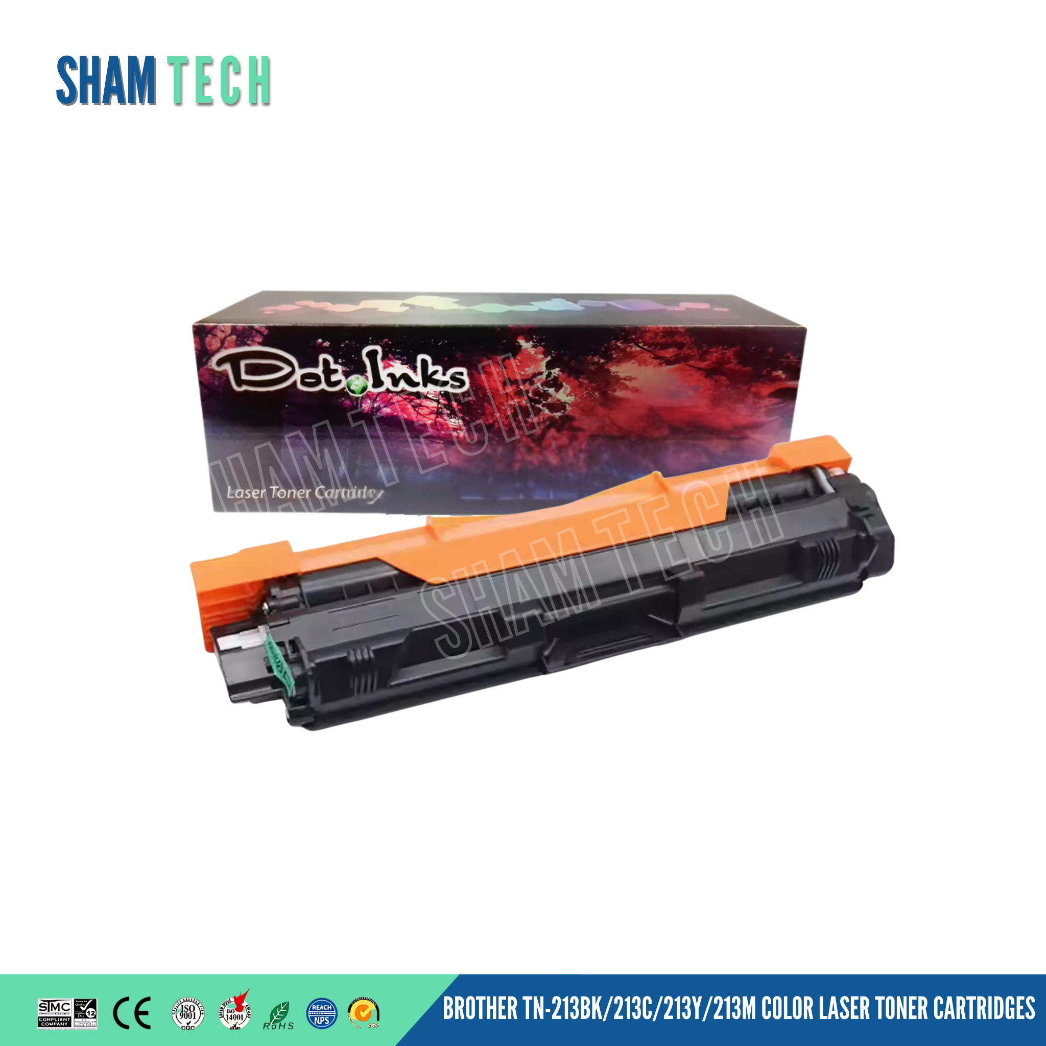 محابر برازر ليزرية ملونة   TN-213BK/213C/213Y/213M