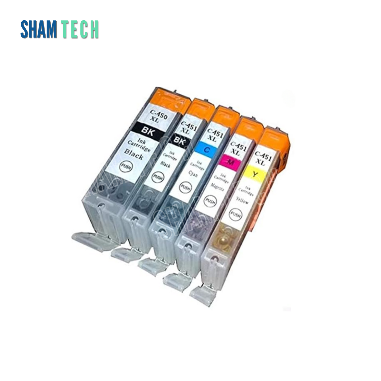 CanonC-450XLBK/C-451XLBK/C/Y/M Inkjet Cartridges