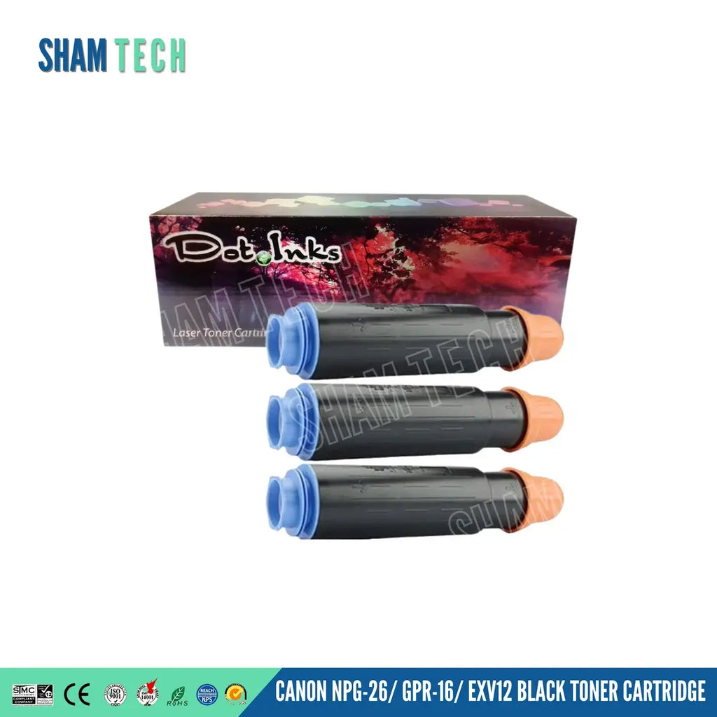 Canon GPR 16 Toner – NPG 26 / EXV 12 (compatible) Black Toner Cartridge
