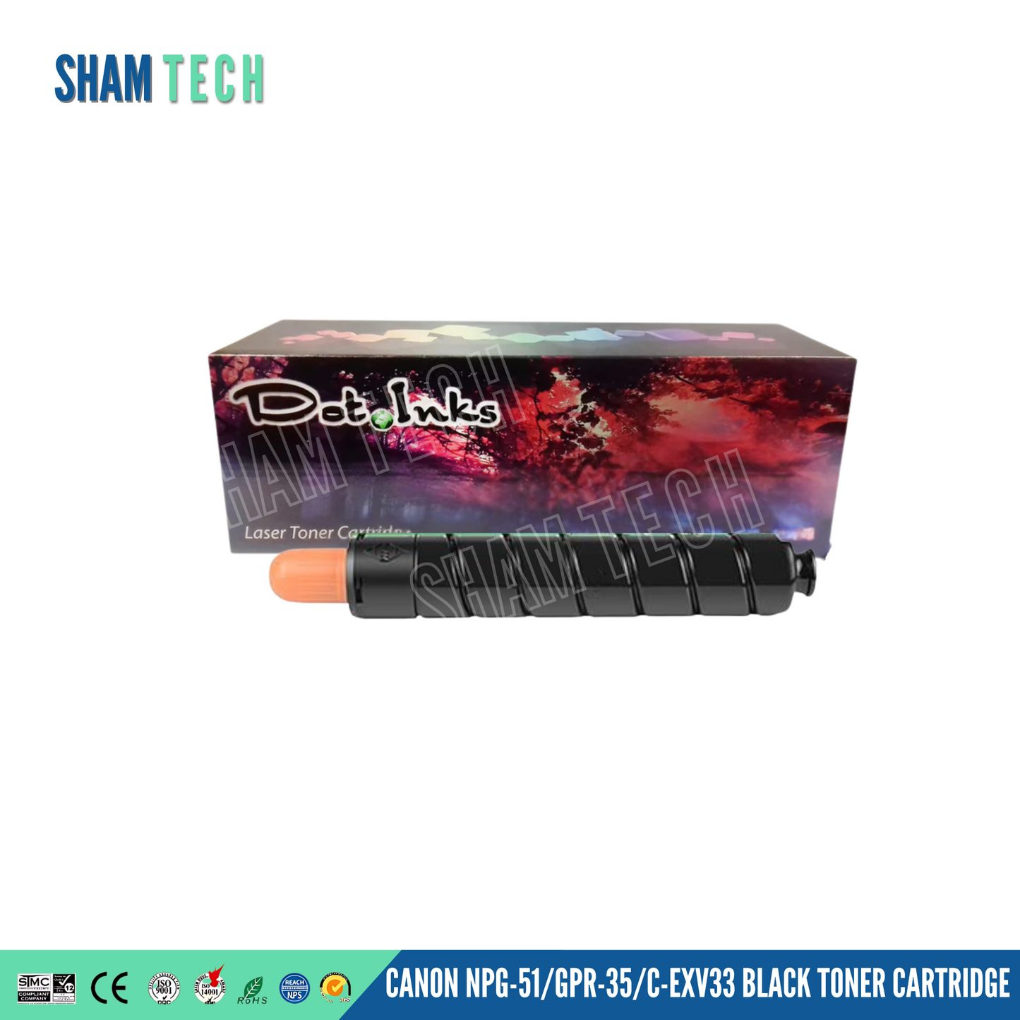 Compatible Canon NPG-51/GPR-35/C-EXV33 Black Toner Cartridge