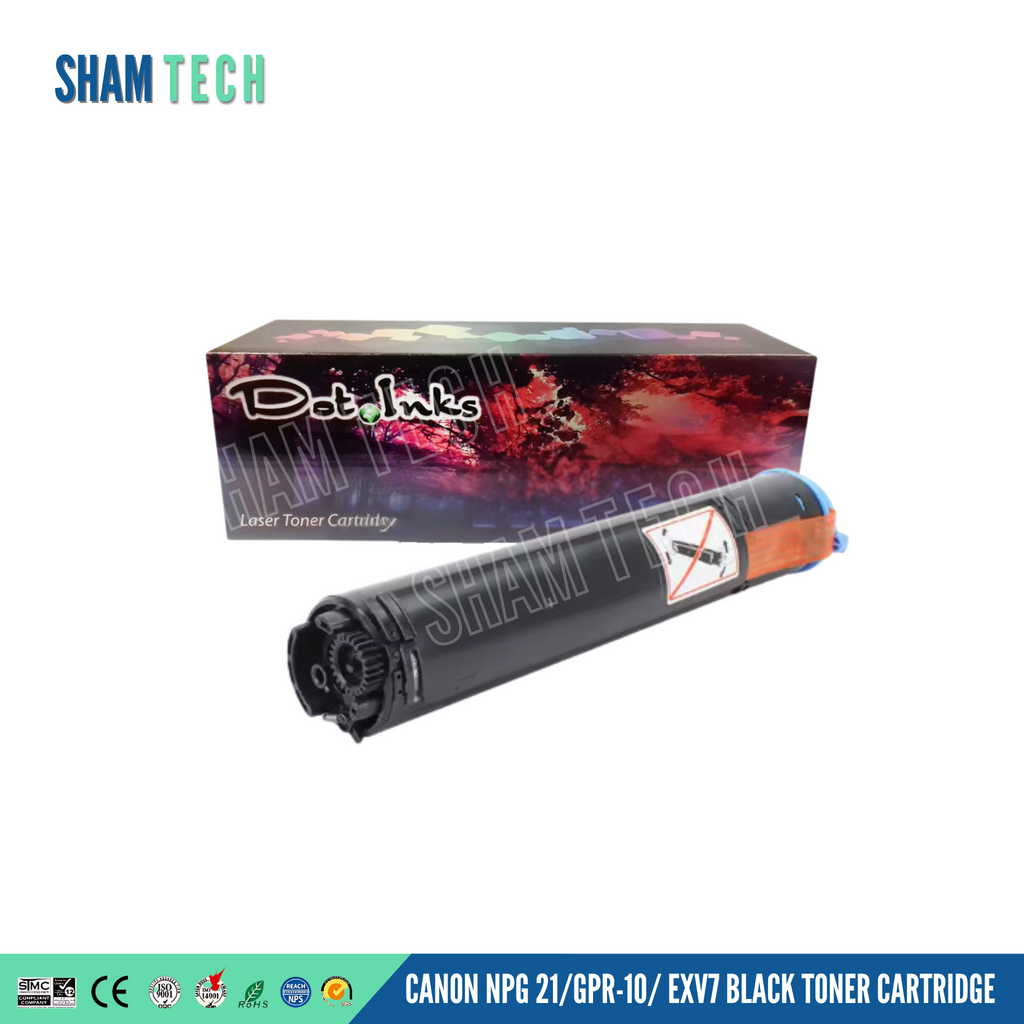 Compatible Canon NPG 21/GPR-10/ EXV7 Black Toner Cartridge