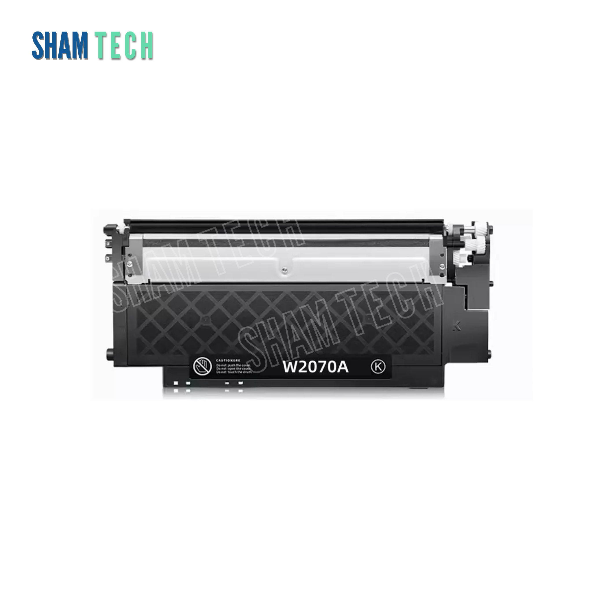 An image of HP 117A Black toner cartridge, model number (W2070A), On a white background.