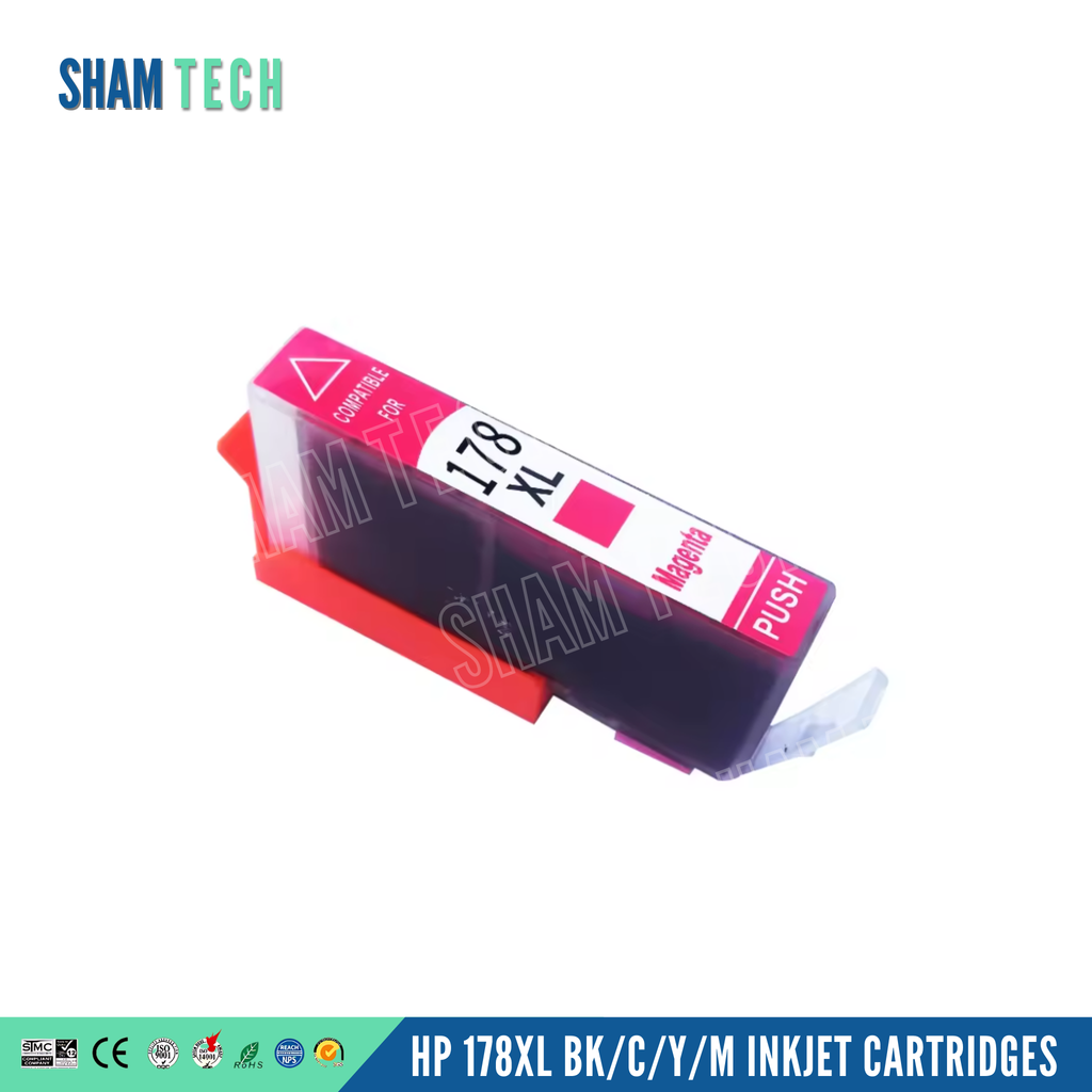 محابر نافثة للحبر (أسود-أزرق-أصفر-أحمر)HP 178XL  