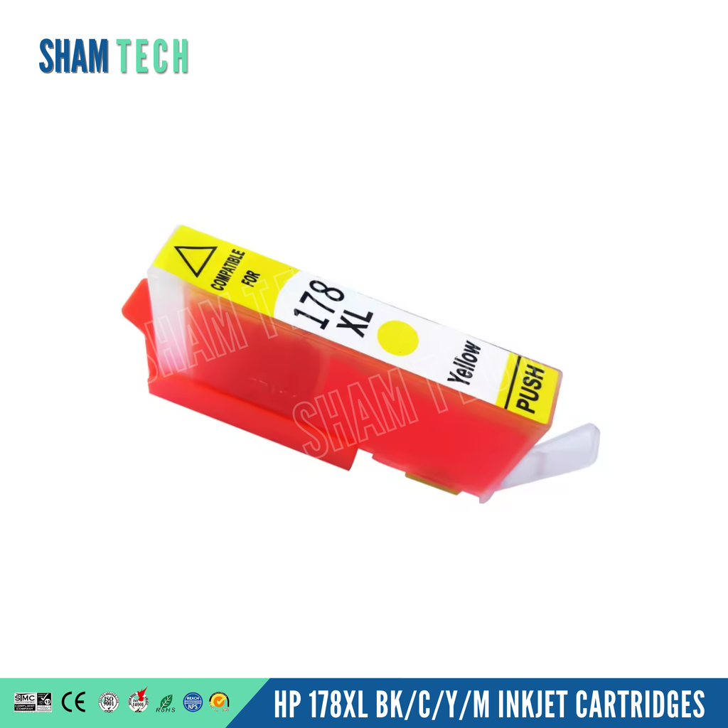 محابر نافثة للحبر (أسود-أزرق-أصفر-أحمر)HP 178XL  