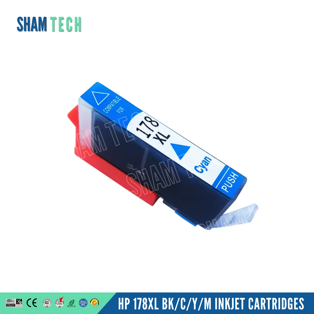 محابر نافثة للحبر (أسود-أزرق-أصفر-أحمر)HP 178XL  