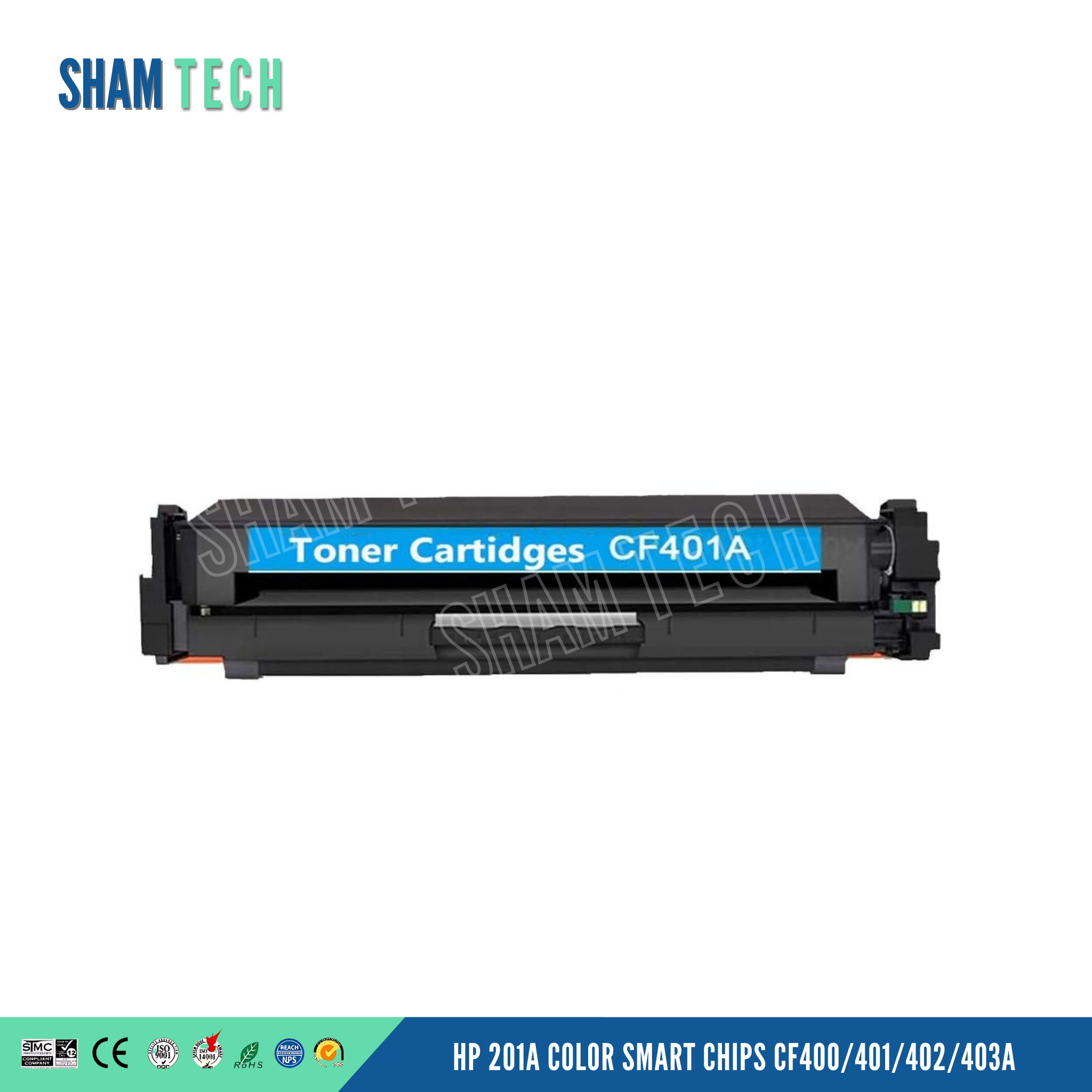 شرائح HP 201A CF400/401/402/403A الملونة الذكية