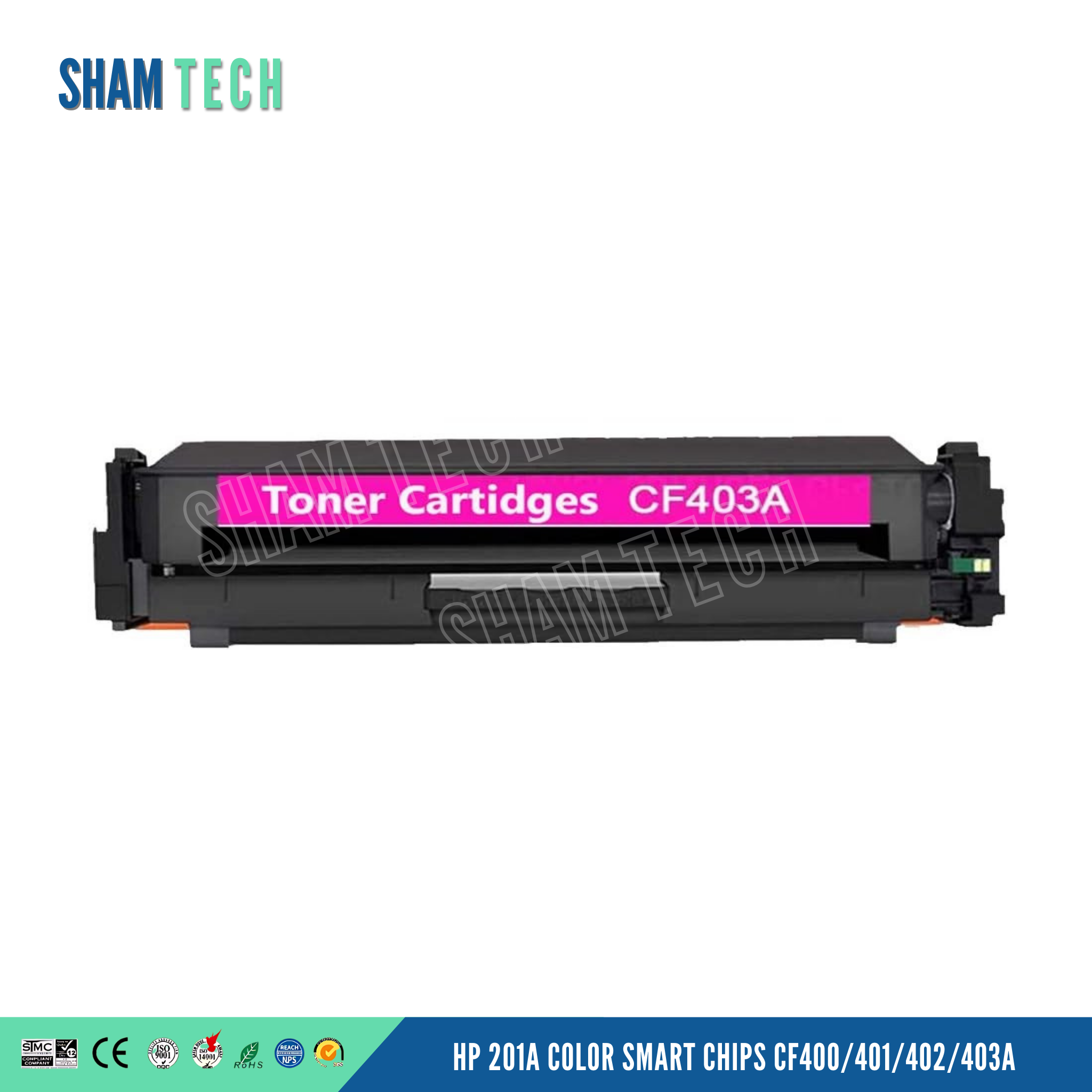 شرائح HP 201A CF400/401/402/403A الملونة الذكية