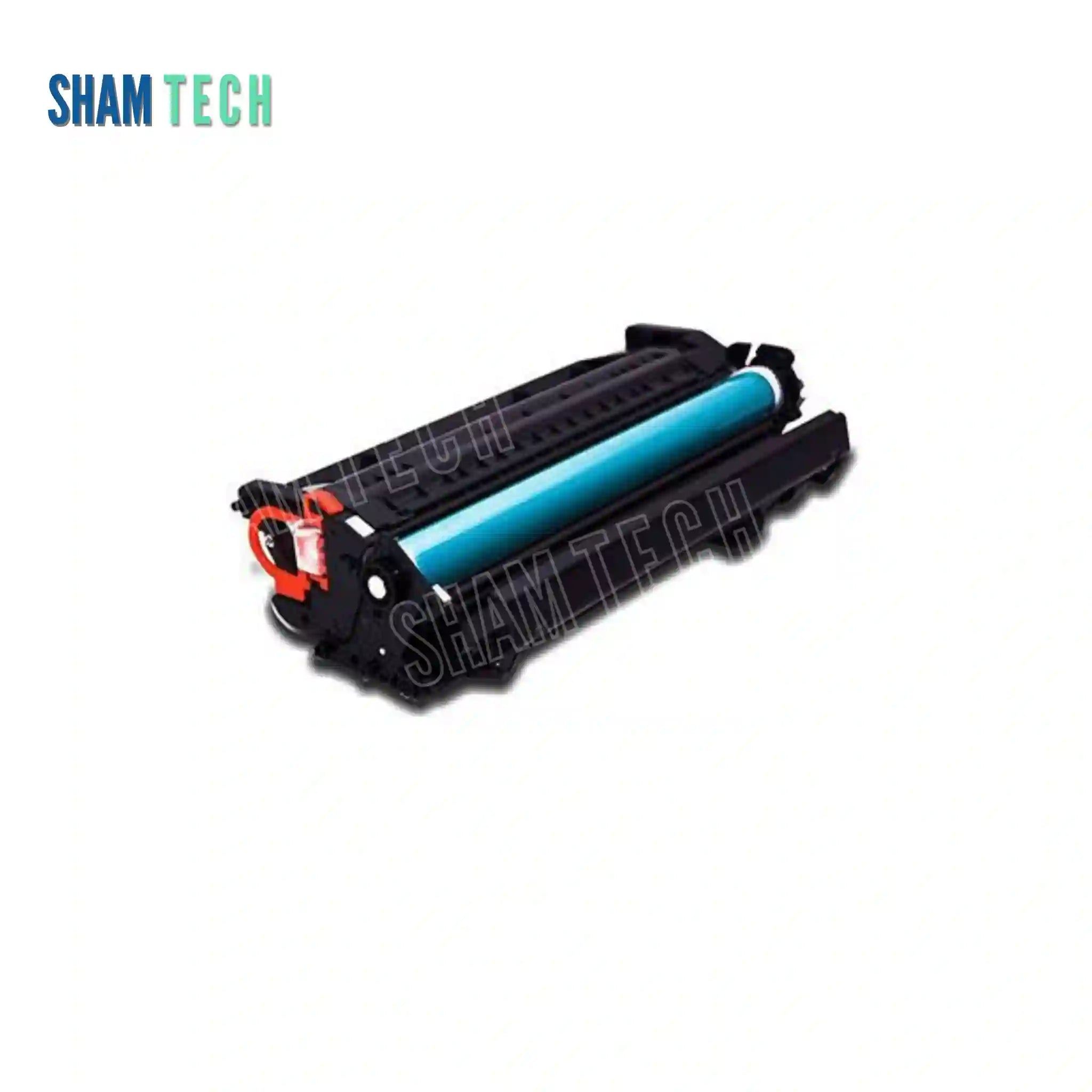 HP 28A CF228A compatible black toner cartridge for LaserJet Pro M403, shown on a white background with a 'SHAM TECH' logo in the top-left corner and a faint diagonal watermark.
