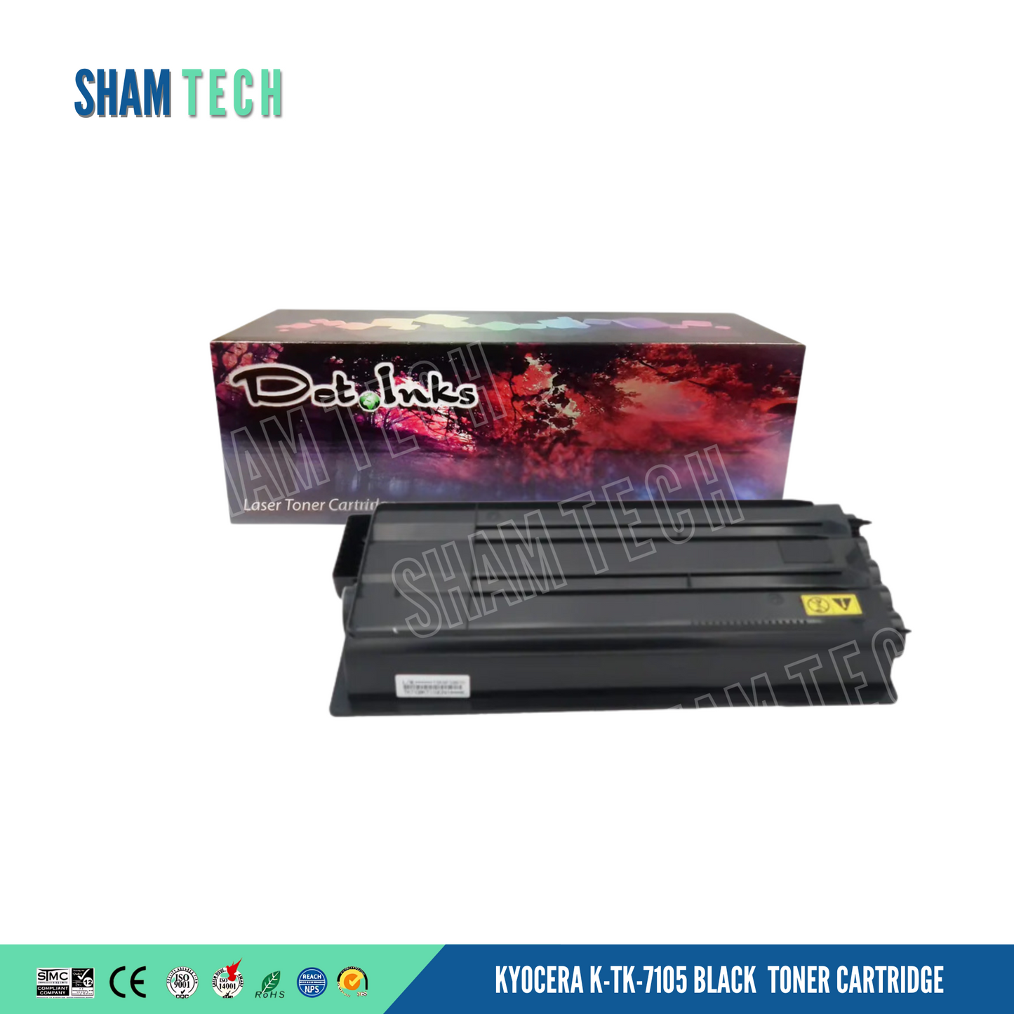 Compatible Kyocera K-TK-7105 Black  Toner Cartridge