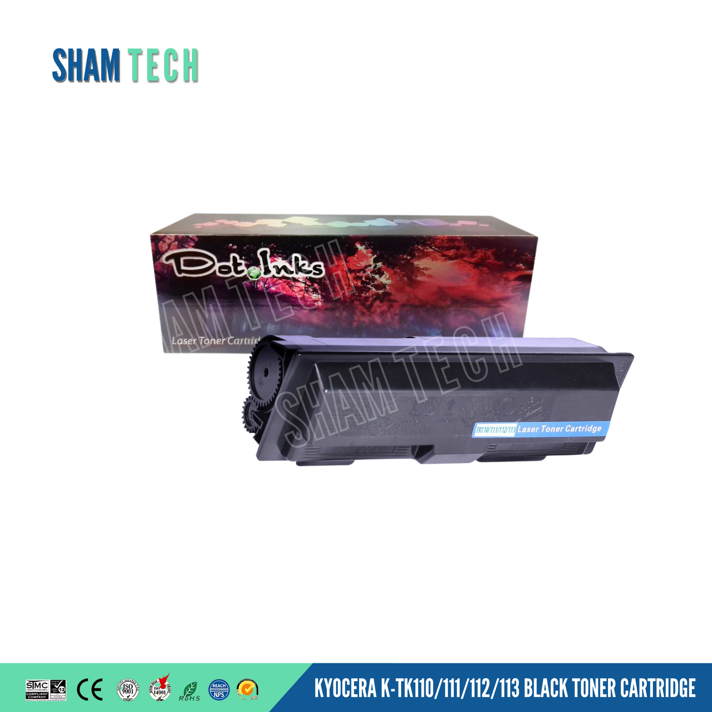 Compatible Kyocera K-TK110/111/112/113 Black Toner Cartridge