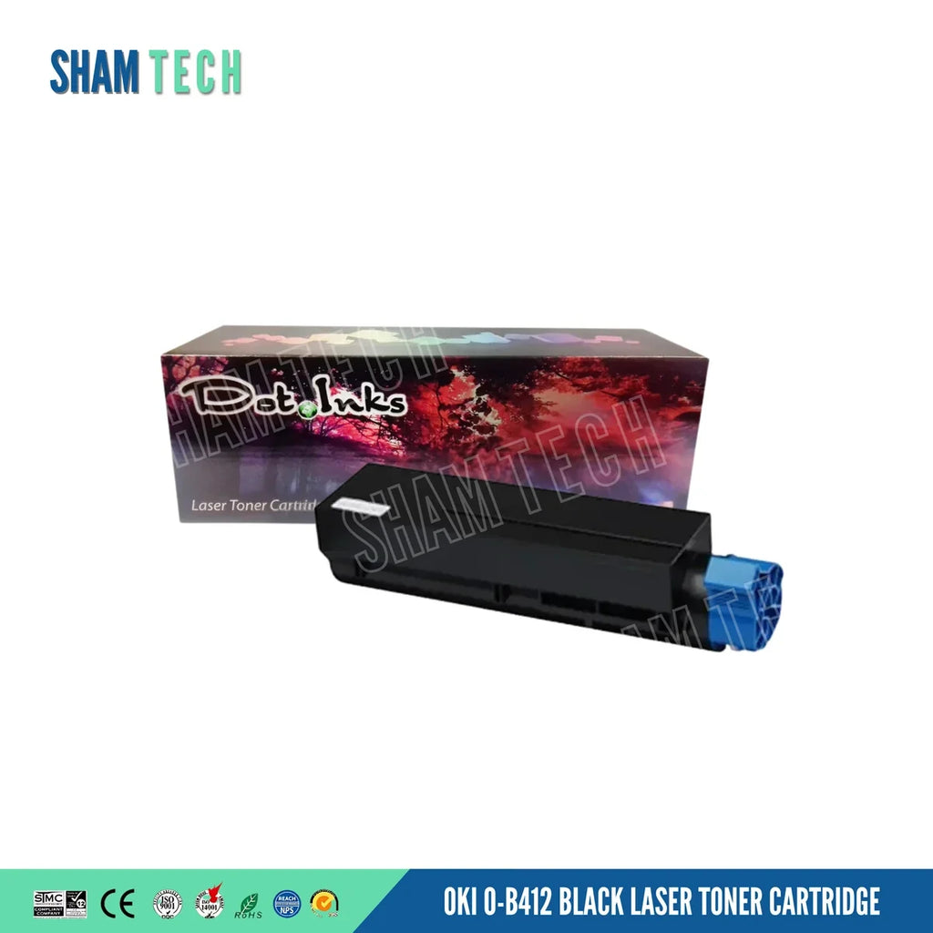 OKI B412 Toner – Compatible O-B412 Black Laser Toner Cartridge