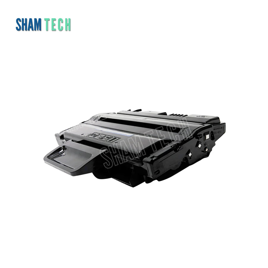 A standalone black Xerox 3250A laser toner cartridge without its box is displayed diagonally against a white background, featuring a robust black plastic housing, a wide front handle, and electrical contact points on the side. The "SHAM TECH" logo appears in the top-left corner, and a large translucent "SHAM TECH" watermark is overlaid diagonally across the image.
