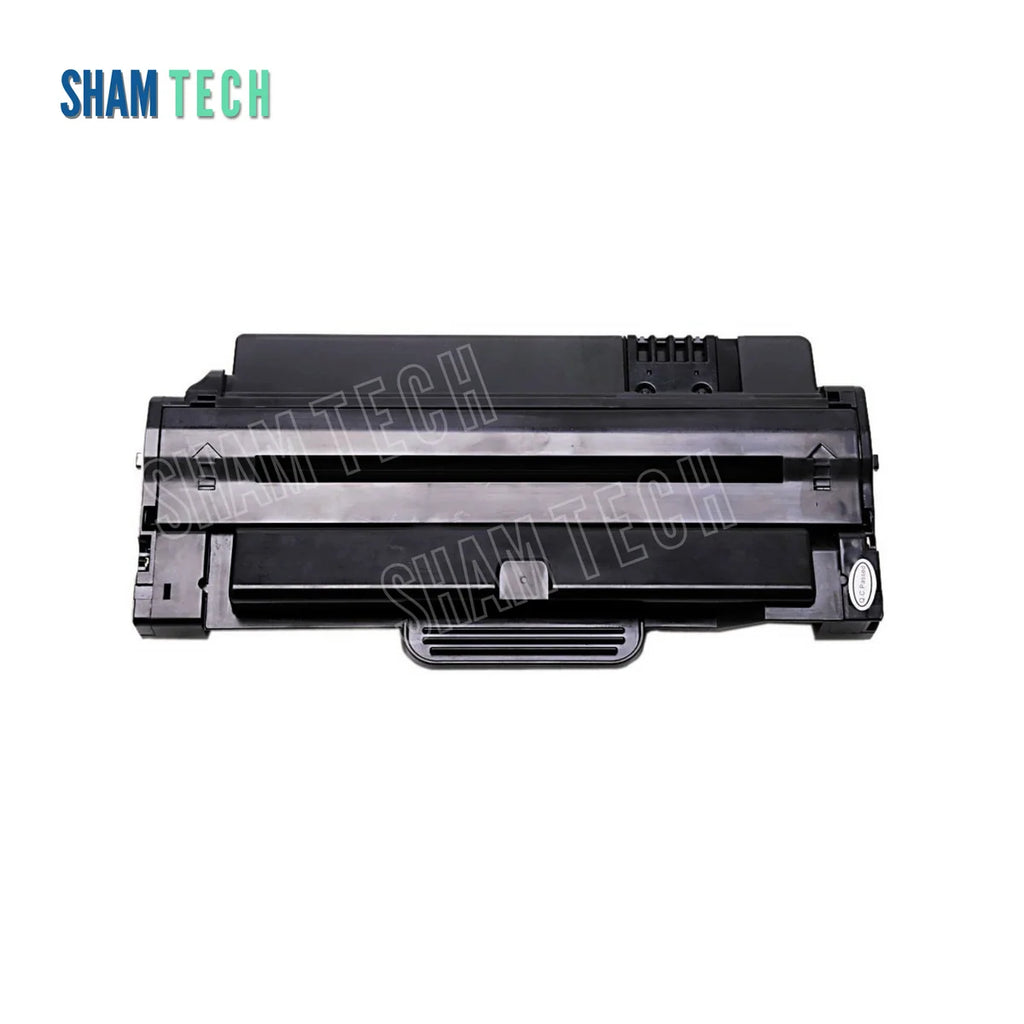A standalone black Xerox X-3140A/3155A/3160A laser toner cartridge without its box is displayed against a white background, featuring a durable black plastic housing, a front handle, directional arrows, and electrical contact points on top. The "SHAM TECH" logo appears in the top-left corner, and a large translucent "SHAM TECH" watermark is overlaid diagonally across the center of the image.
