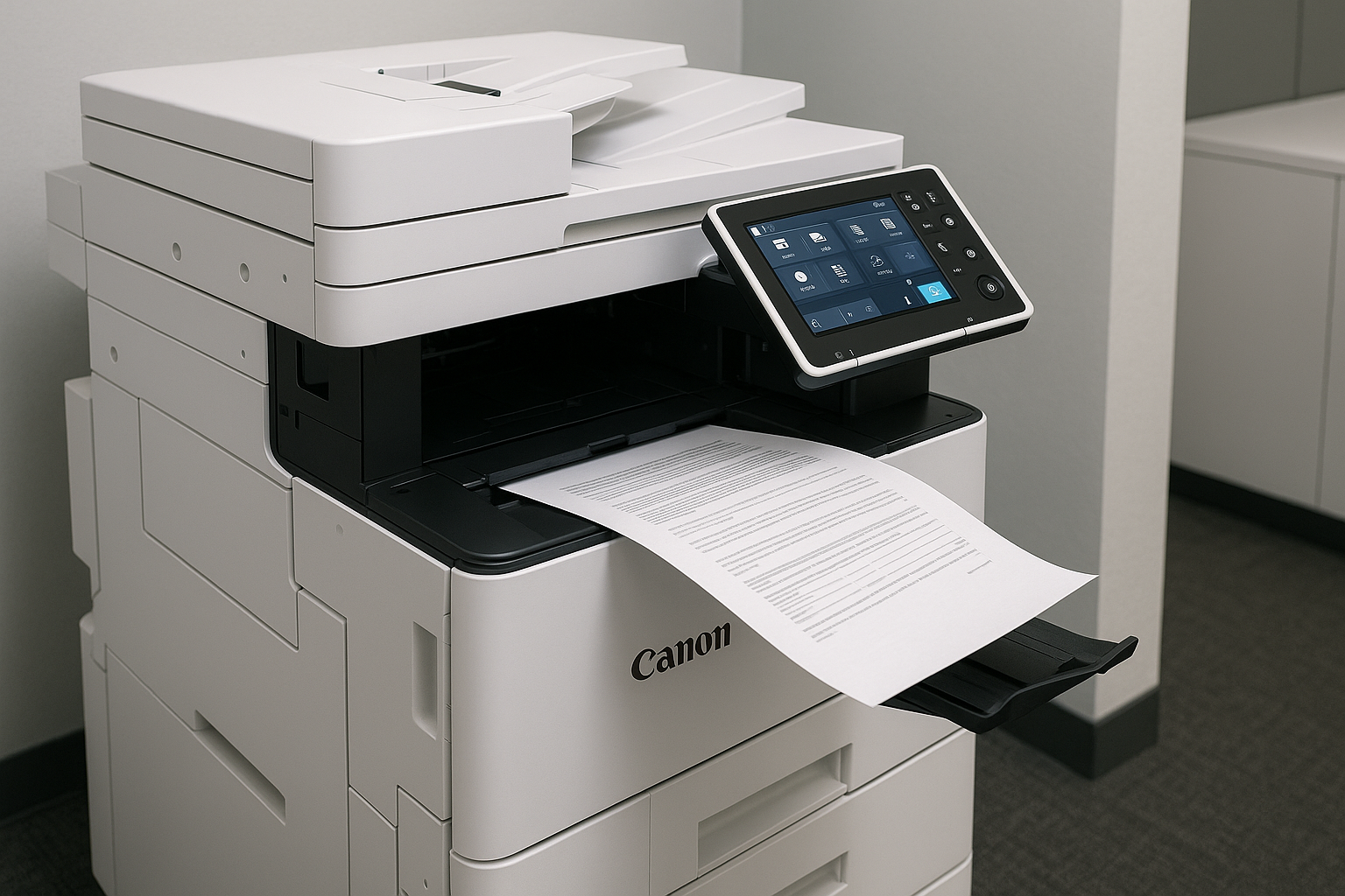 canon photocopier printing